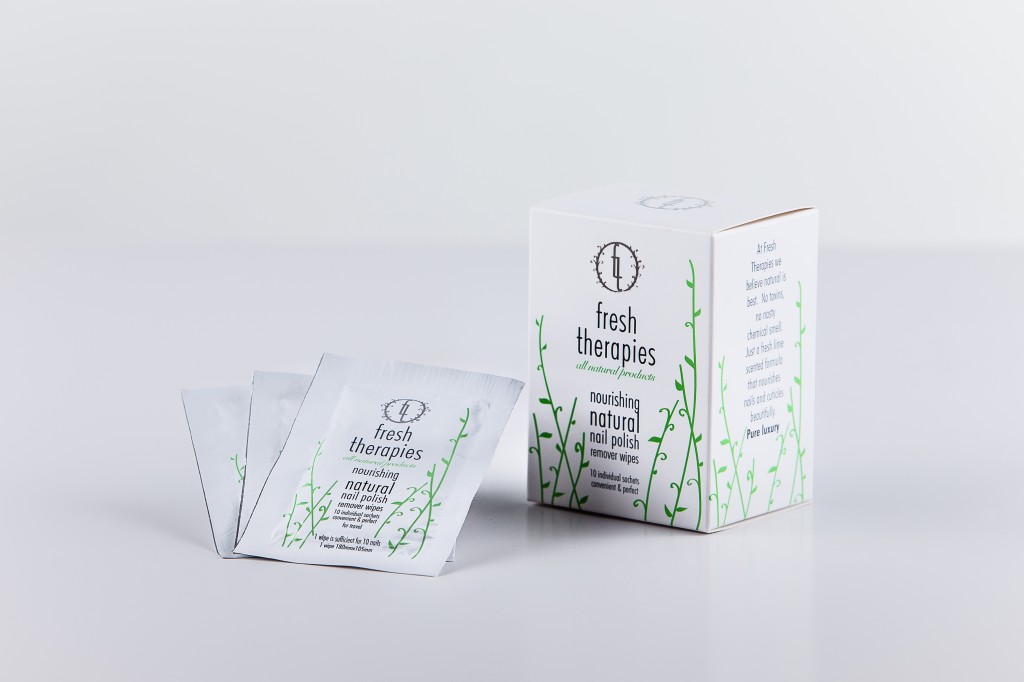 Fresh Therapies all natural nail polisher remover wipes Fresh Therapies all natural nail polisher remover wipes