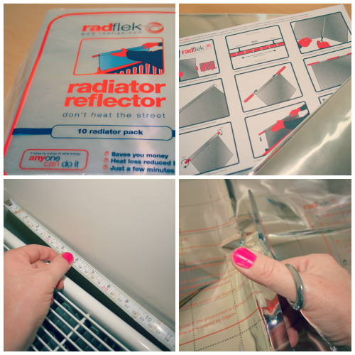 Installing Radflek radiator reflectors - review Installing Radflek radiator reflectors - review